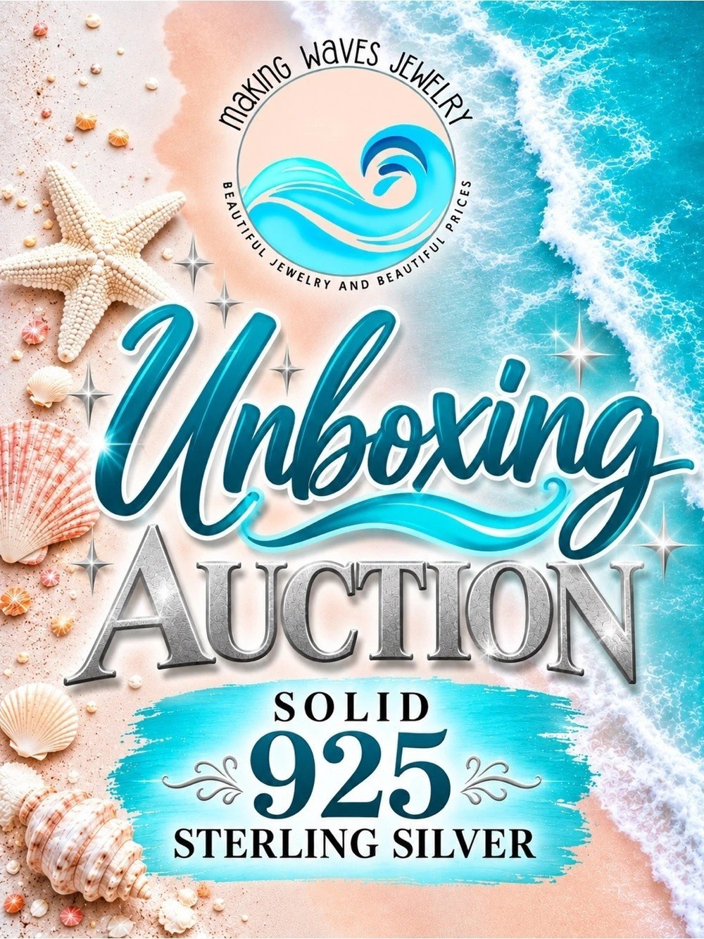 UNBoxing Auction 925 Sterling Silver Jewelry
